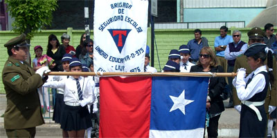 Laja, Brigadistas Escolares celebran el D�a del Patrullero