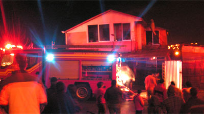 Lajino.cl - Emergencia en calle Las Viñas, Waldemar Schutz