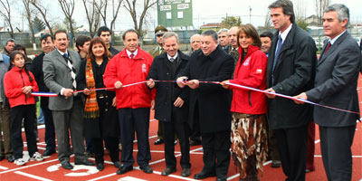 Lajino.cl - Inauguran pista atlética en Los Angeles