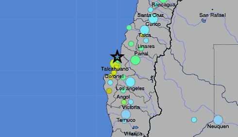 LAJINO.CL - Sismo 6.9 en la Región del Bio Bio