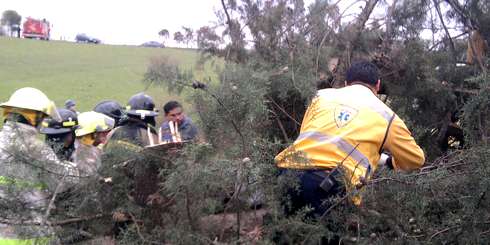 LAJINO.CL ES LAJA EN INTERNET // Como Manuel León León de 47 años de edad fue identificada la víctima fatal del accidente producido en sector rural