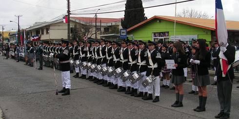 LAJINO.CL ES LAJA EN INTERNET // Encuentro Escolar de Bandas de Guerra en la comuna de Laja // Los Ángeles / Monteaguila / Laja